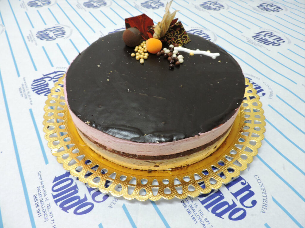 Mousse de Gianduja de avellana y frambuesa